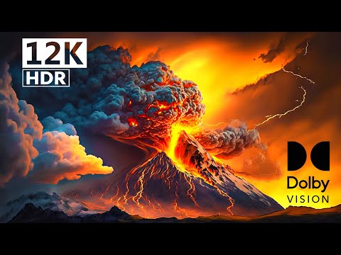 A 12K Demo!!! 12K ULTRA HD HDR (LAVA IN 120 FPS)