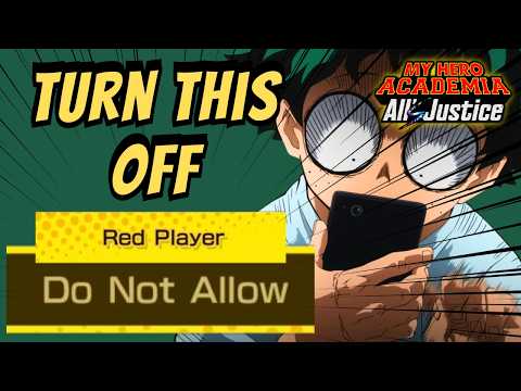 The BEST Settings For My Hero All's Justice!