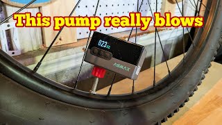 Another battery powered MTB mini-pump review
