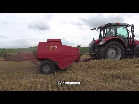 Loonwerken Daem kleine balen pressen 2017