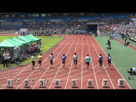 [Shindong FANCAM] 110827 100m sprint - Shindong GAVE UP? @ Idol Star Athletics Sports(SUPER JUNIOR)