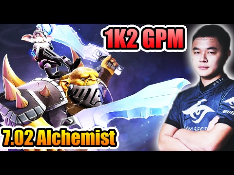 1K2 GPM - MidOne Dota 2 Try HARD With 7.02 Alchemist