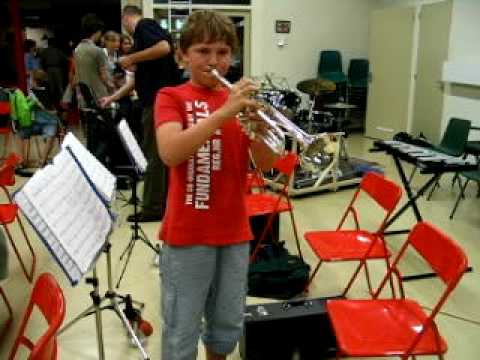 Super Mario played on trumpet