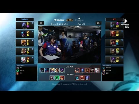 KT vs SSB Game 3 Highlights - KT ROLSTER vs SBENU SONICBOOM - Week 9 LCK Champions Korea Summer 2015