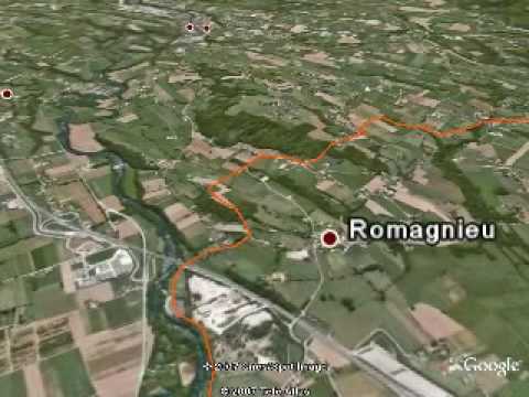 6. Etappe (Jakobsweg) Via Gebennensis - Von St. Genix nach Les Abrets - fernwege.de