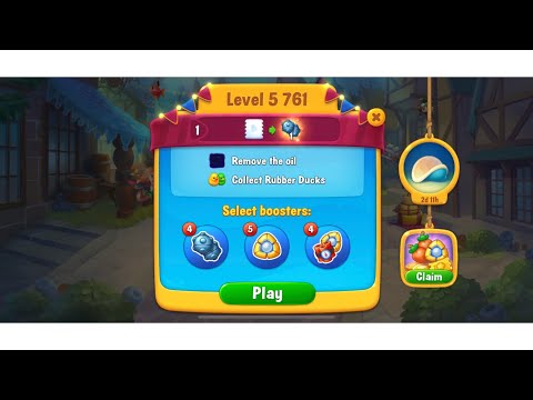 Fishdom, level 5761 collect rubber ducks