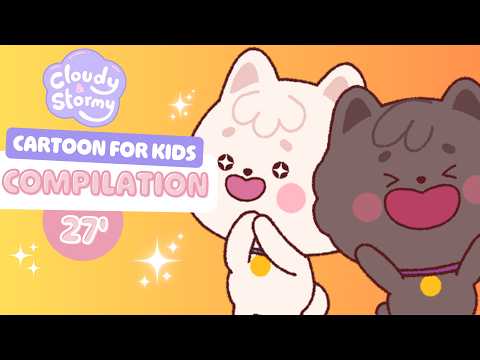 CLOUDY & STORMY ALL EPISODES! | Cartoons for kids | Compilation