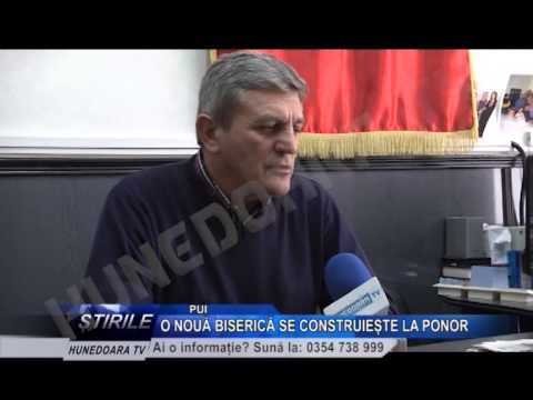 O NOUĂ BISERICĂ SE CONSTRUIEȘTE LA PONOR