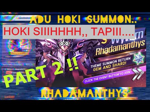 ADU HOKI Themed Summon RHADAMANTHYS (PART 2) - Saint Seiya Awakening