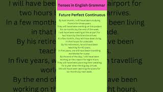 Tenses in English Grammar with Examples | Future Perfect Continuous