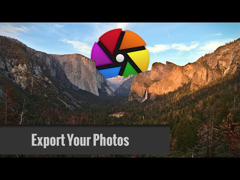 How To Export Your Photos Out of darktable