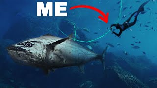 I Untangled A BIG Tunaβ¦.(130 ft. deep)