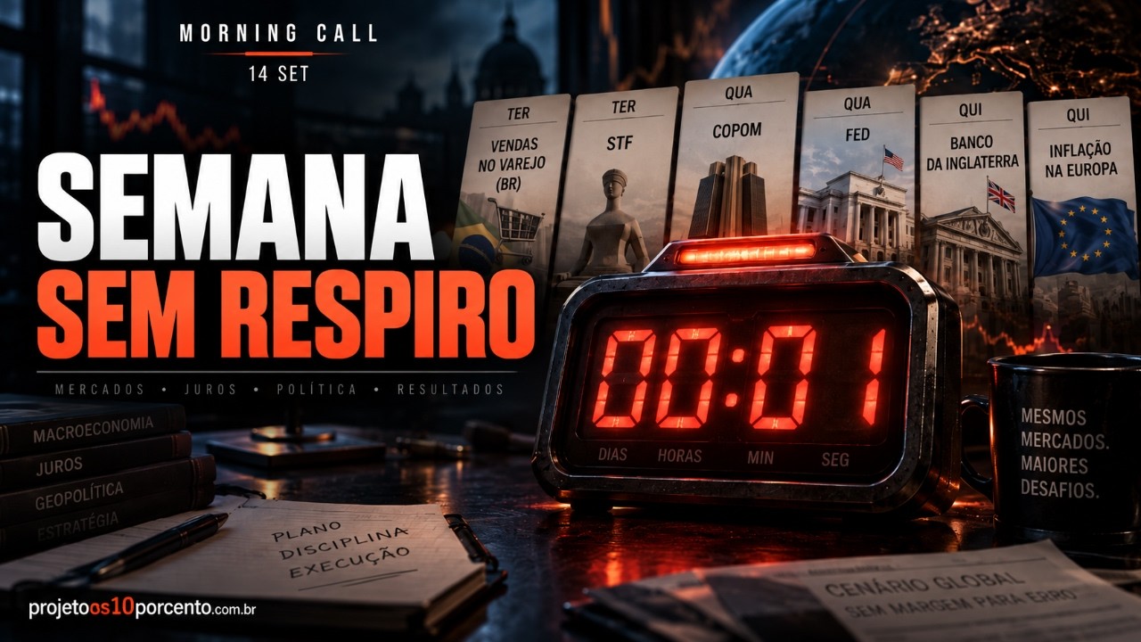 Morning Call | Copom, Fed, BoE, STF fazem uma Super Semana!