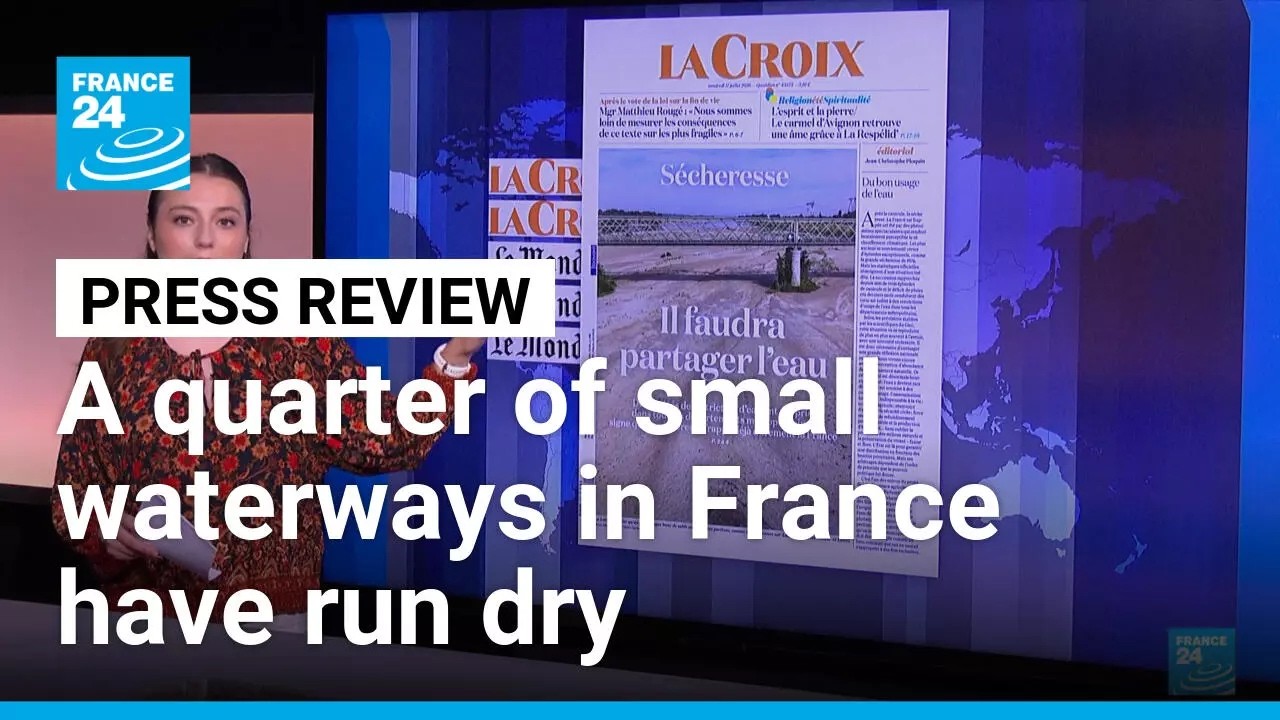 Video: UK nationalizes British Steel; France reports record dry waterways amid heatwaves