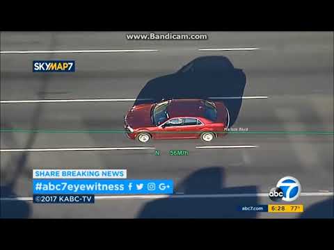 Anaheim California Police Chase Reckless Driver