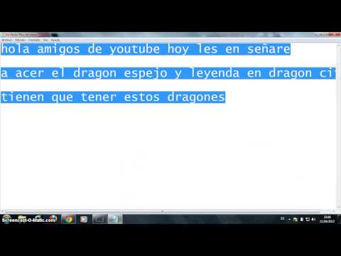 Como hacer el dragon espejo y leyenda en dragon city