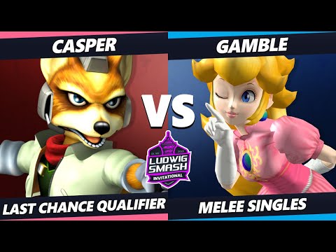 Ludwig Invitational - Gamble (Peach) Vs. Casper (Fox) SSBM Melee Tournament
