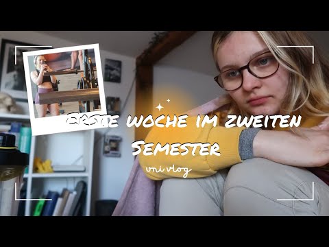 Back to Uni Vlog || Erste Woche im zweiten Semester || Der Präp-Kurs fängt an 🩻🫀📚