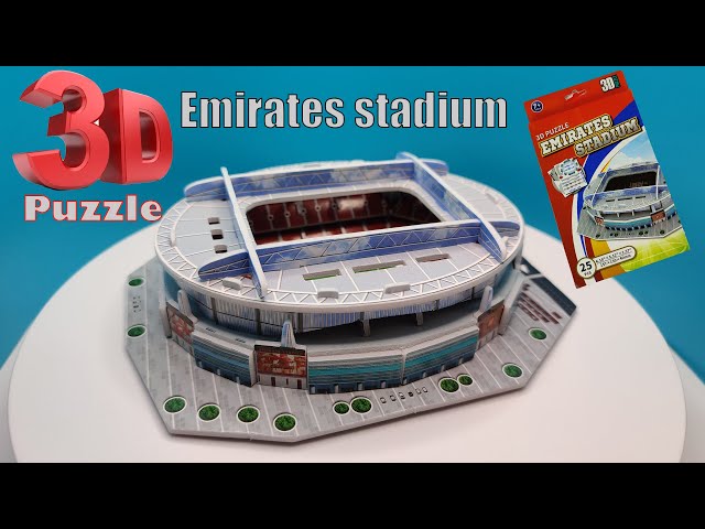 Vídeo relacionado con 3D Small Football Stadium Puzzle Toy Model Building Kits