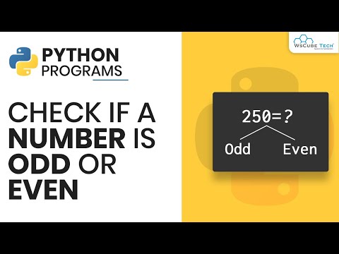 Learn Is a Number Odd or Even | Python Programs Hindi - Mind Luster