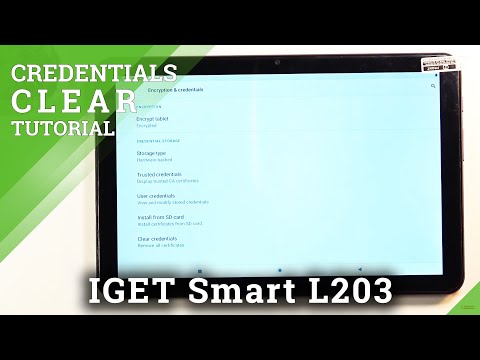 How to Clear Credentials on IGET Smart L203 – Delete Security Data