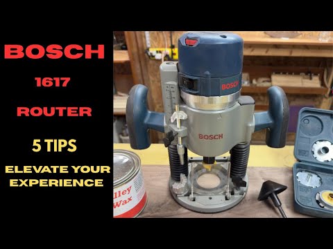 Five Bosch 1617 Tips To Improve Your Plunge Routing Experience - Including Issues With Turning On.