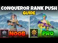 HOW TO PUSH CONQUEROR GUIDE IN BGMI 2024💥(Tips/Tricks) Mew2