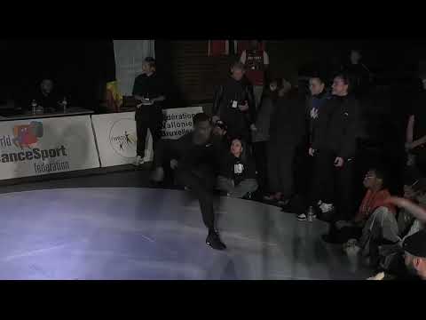 K-Yoo (FRA) vs Doyah (BEL) | 2021 WDSF European Championship Hip hop U21 - Semi Final