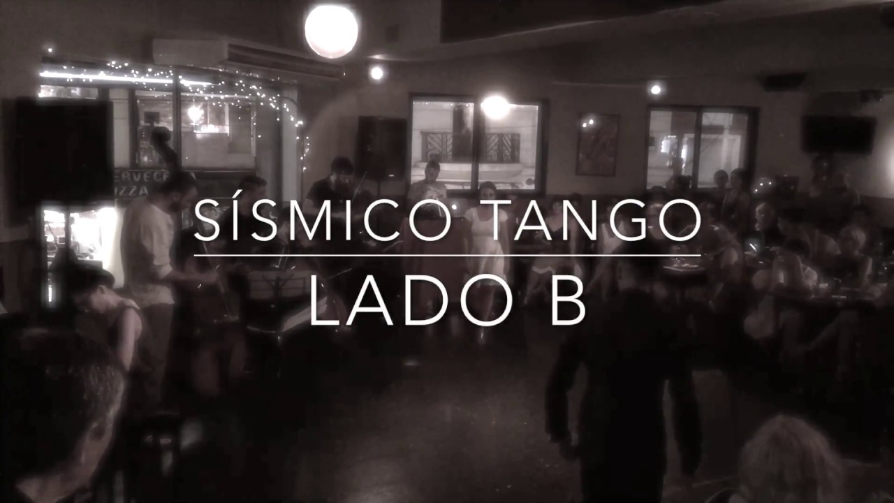 Krishna Olmedo y Gaby Mataloni bailan con Sísmico Tango en Milonga Amapola