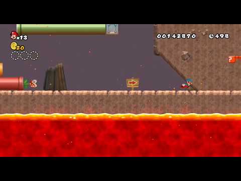 Newer Super Mario Bros Wii [World 8-Tower 4] Lava Mountain Tower