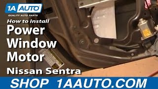 How to Replace Window Regulator 00-06 Nissan Sentra