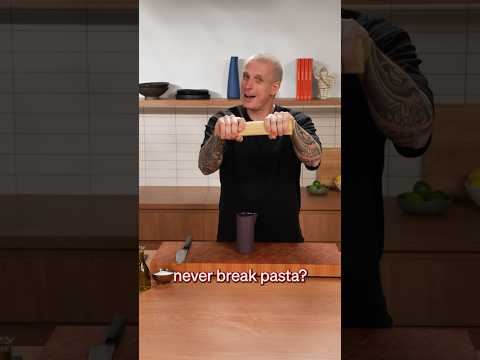 Why do Italians Never Break Spaghetti?