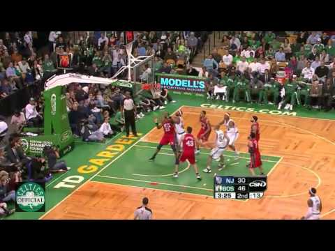 Rajon Rondo 14 points,13 assists,5 steals vs New Jersey Nets - Highlights 2011/2012