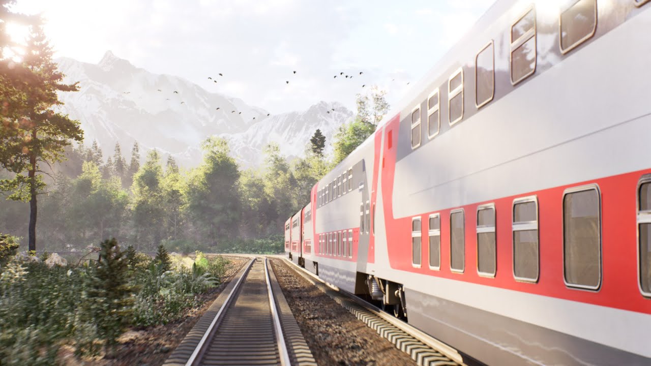 Two-Storey Passenger Train