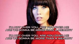 Carly Rae Jepsen - More Than A Memory (Audio) with Lyrics + Download