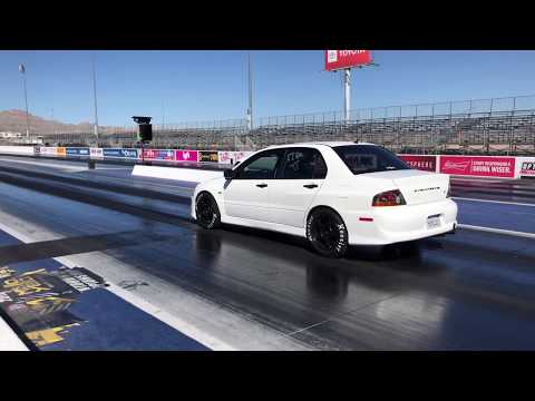 EVO 8 goes 10 seconds 1/4 mile on Stock Block!