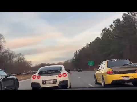 Nissan GTR 1,000  WHP 😱 VS EVO 1,000 WHP 😱#maryland USA😧❌🚨