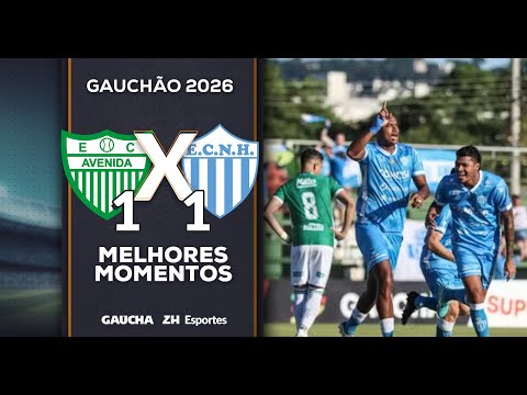 AVENIDA 1x1 NOVO HAMBURGO | MELHORES MOMENTOS | GAUCHÃO | 24/01/2026