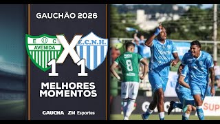 AVENIDA 1x1 NOVO HAMBURGO | MELHORES MOMENTOS | GAUCHÃO | 24/01/2026