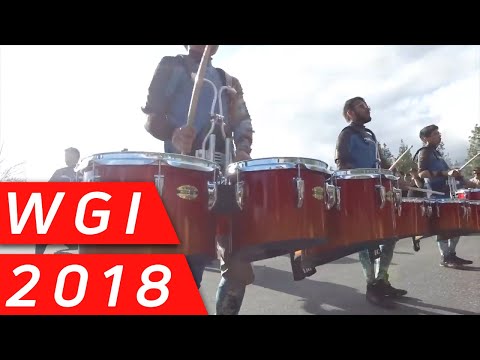 In The Lot: Broken City Playing Through Book, Tenor Break at WGI 2018
