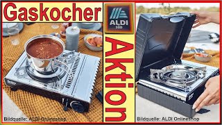 ALDI Angebot Gaskocher - Praxistest - Campingkocher Nelson - Mobiler Gaskocher Blackout Stromausfall