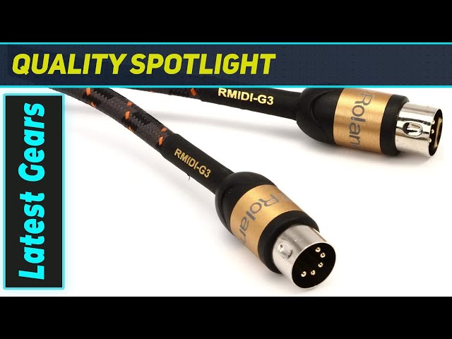 Vídeo relacionado con Roland RMIDI-G3 Gold Series Premium MIDI cable, length: 3 ft/1m