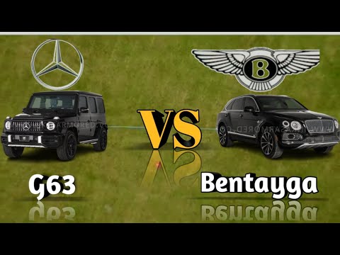 Mercedes Benz G63 AMG vs 2023 Bentley Bentayga EWB V8 Frost Black - Tag of WAR
