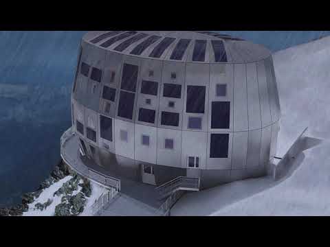 DORMIAMO SUL MONTE BIANCO NEL RIFUGIO DEL GOÛTTER   FUOCO ACCESO E TEMPORALE