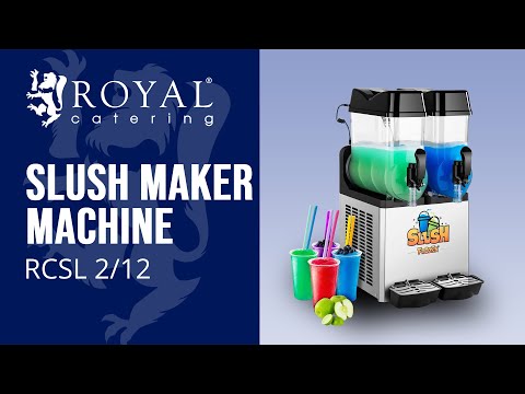 video - Slush Machine - 2 x 12 Litres - LED