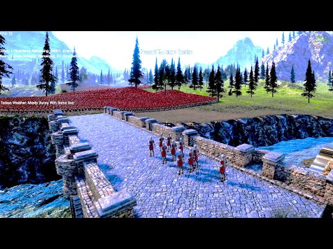 30,000 Spartans Lays Siege to Castle Ultimate Epic Battle Simulator