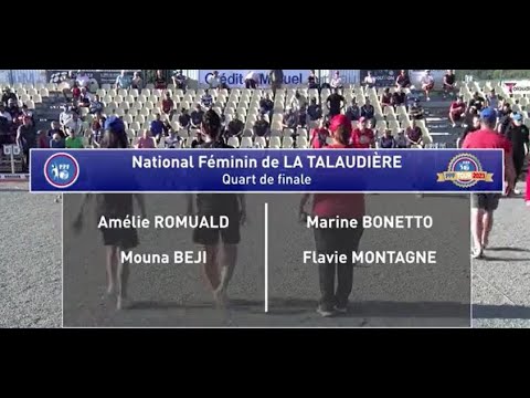 PPF TOUR 2023   National Féminin de LA TALAUDIÈRE   Quart de finale  ROMUALD   BEJI  BONETTO