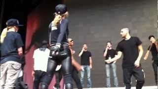 The MDNA World Tour- Masterpiece Check Sound With Fans in Milan 14.06.2012