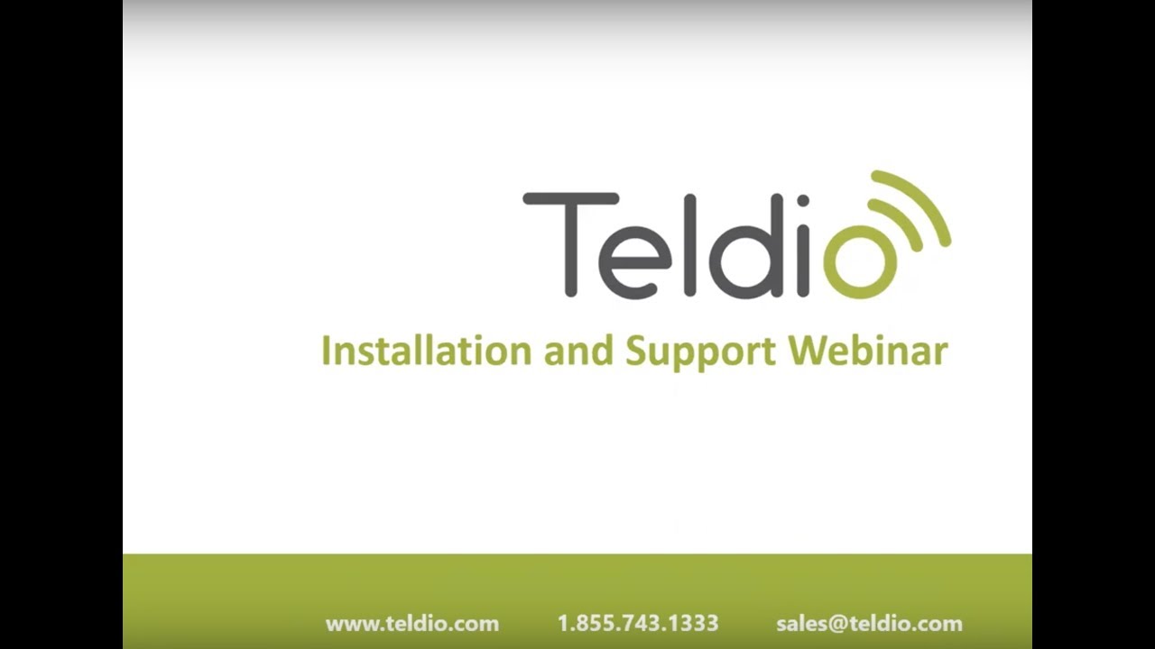 Installation & Support Webinar