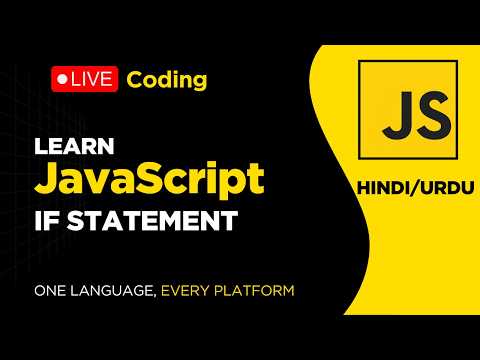 If Statement In Javascript Explained Hindiurdu Tutorial